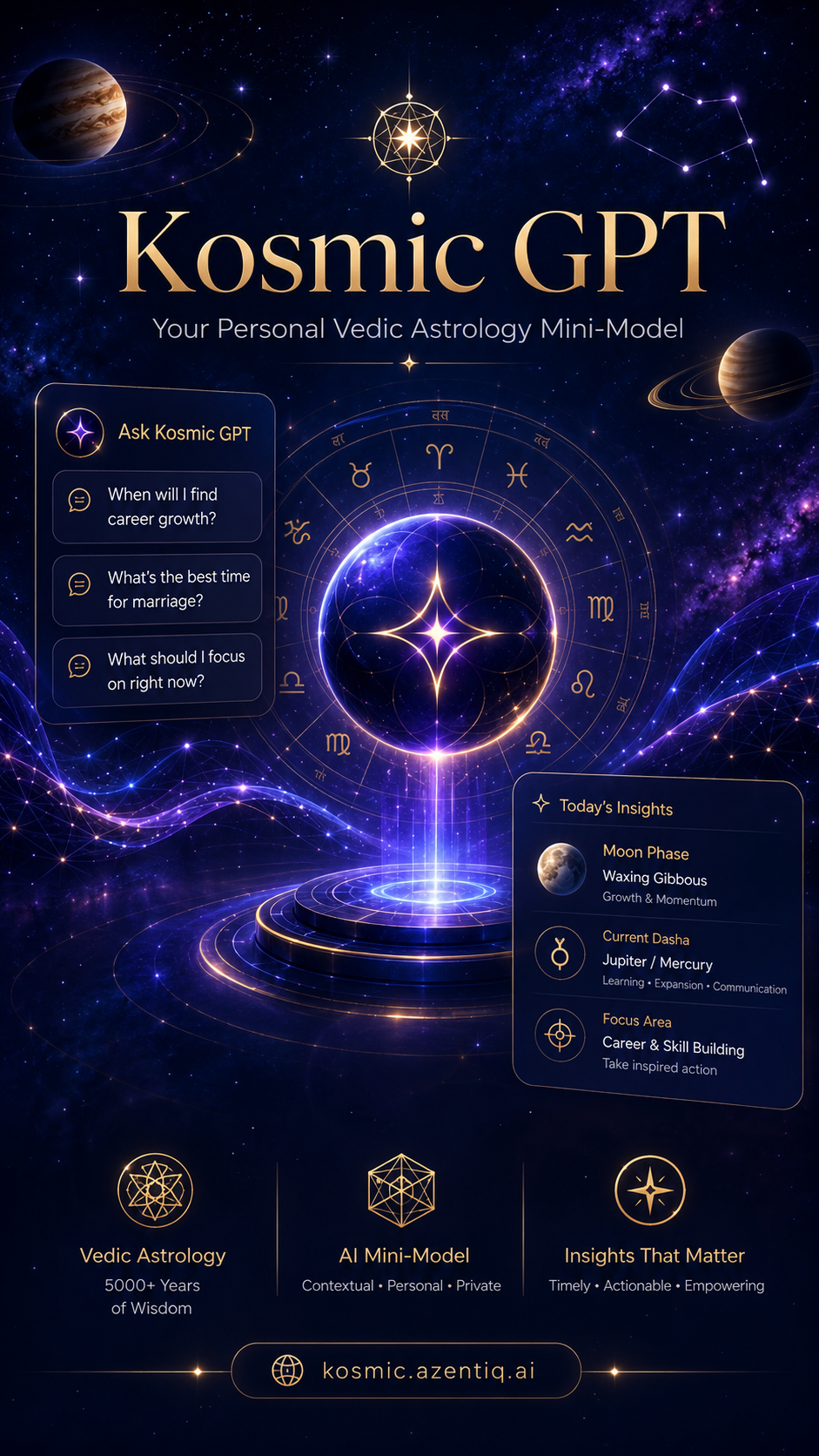 Kosmic GPT — Your Personal Vedic Astrology Mini-Model